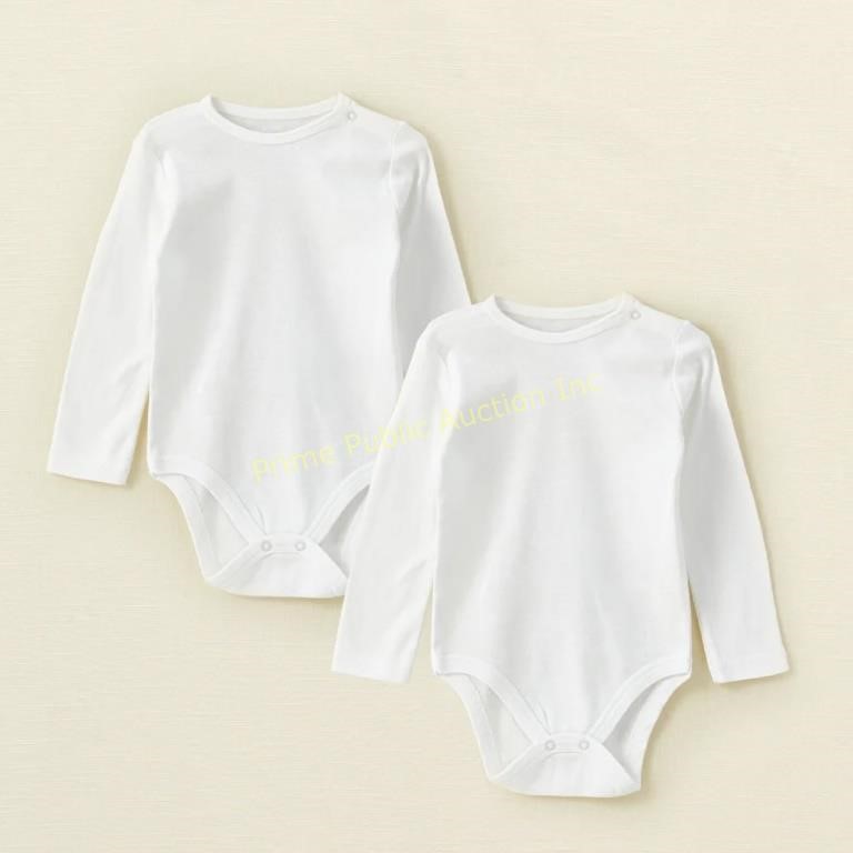 Carter's 2pk 3M Long Sleeve Bodysuits