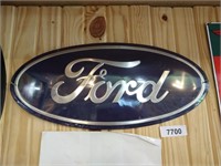 New Ford Oval Tin Sign