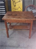Wooden desk