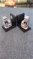 Pair of Cat Cast Iron Bookends