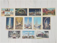 COLLECTION OF VINTAGE NEW YORK POST CARDS