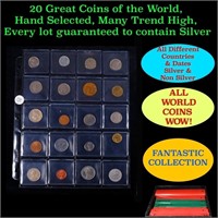 20 Great Coins of the World, hand selected, many t