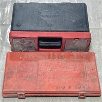 (M) Plastic Tool Boxes w/ Tap & Die Set, Sanding