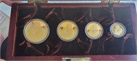 1.85 oz. Of  .999 gold coin set.
Pope John Paul