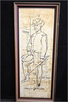 Union Line Officer-1862 Framed Picture