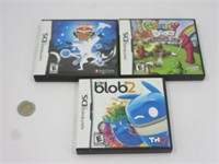 3 Jeux Nintendo DS dont De Blob 2