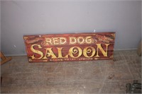 REPOP RED DOG SALOON SIGN