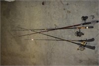 4PC ASST RODS AND REELS