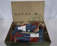 Roper Ladies Americana/Texas Boot 7.5