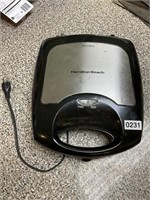 Hamilton beach waffle maker