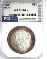 1879 Morgan MS64+ DMPL LISTS $4800