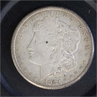 US Coins 1921-S Morgan Silver Dollar, circulated