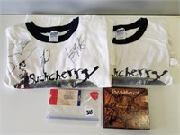 Buckcherry Concert Shirt XL (signed), CD (signed),