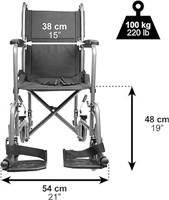 Pepe - Narrow Wheelchairs Folding Lightweight