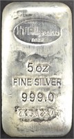 (1) 5 OZ .999 SILVER ITALIPREZIOSI BAR