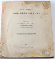 MAX LAEUGER KUNSTHANDBUCHER WWII 1938 PHOTO BOOK