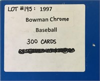 1997 Bowman Chrome Baseball (300 cards)