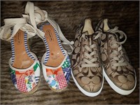 Two Pairs of Coach Shoes - Size 6