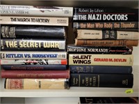 Shelf of Books (Military,Hitler, Nazi)