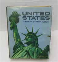 United States Liberty Stamp Album W/Some Stamps