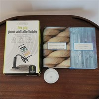 Phone Holder NIB, Books & Night-Light