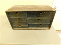 7 drawer wooden tool box