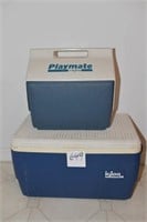 Lot of two Coolers, Igloo and Playmate by Igloo