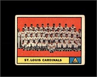 1961 Topps #347 St. Louis Cardinals TC VG to VG-EX