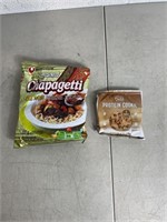 Assorted Food Items Nonghsim Chapagetti Noodles