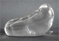 Paul Schulze for Steuben Glass Walrus, 1974