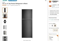 FM4049 10.1 cu. ft. Top Freezer Refrigerator