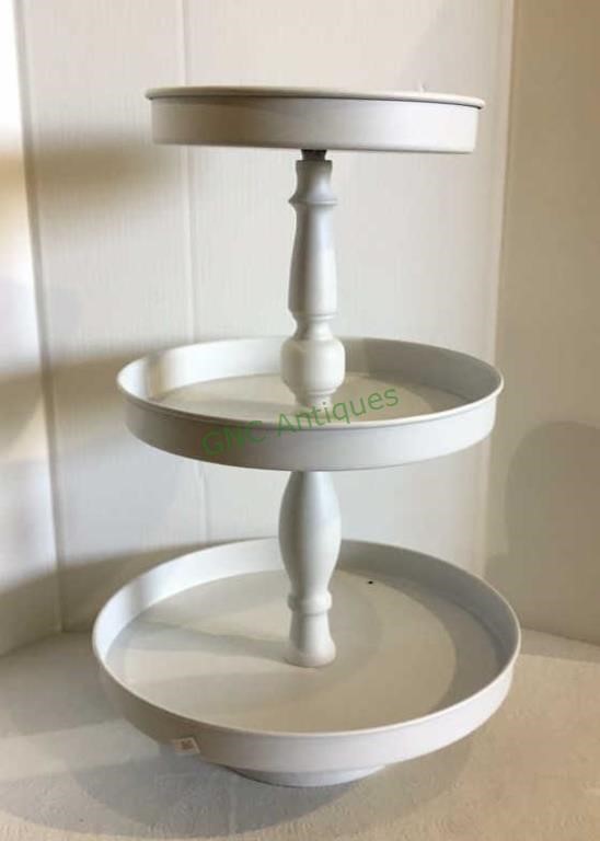 Three tier metal serving stand or display stand