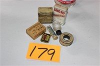Vintage tin items