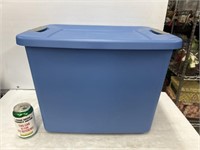 Sterilite blue organizer tub