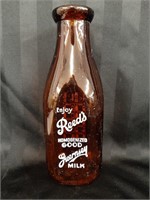 Reeds Homogenized Milk Amber Bottle