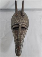 Marka carved wood mask 23" x 8"