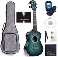 WINZZ Concert Ukulele Vintage Kit With Case