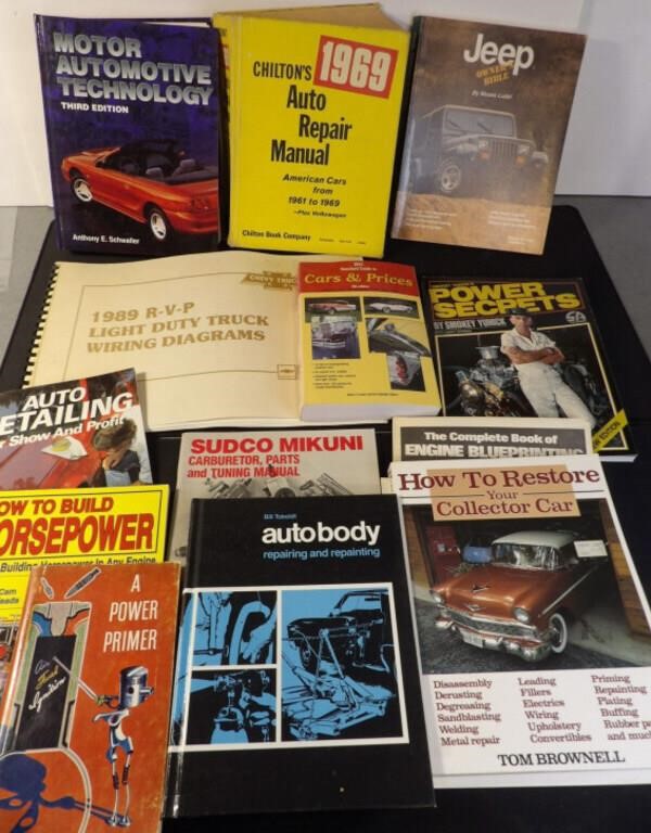 Vintage Auto Repair Manuals