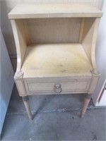 Antique Style French Provincial Side Table by RWAY