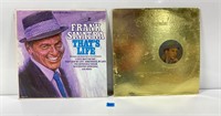Two Frank Sinatra Vinyl Records