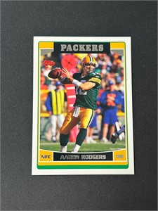 2006 Topps Aaron Rodgers 2nd Year Card