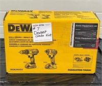 DeWalt 20V Cordless Drill & Impact Driver. Donated