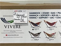 Hammock & Stand. Donated by UPL