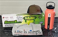 Smashball, Sport Jug, Hoodie, Hat. Donated by