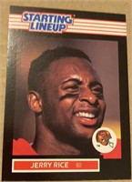 1989 Jerry Rice Starting Line Up Card