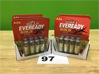 8pk Eveready Gold Alkaline AA Batteries lot of 6