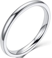 Minimalist 1.5mm Stainless Steel Stackable Band