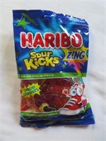 Sealed-Haribo-Sour Kicks Gummi Candy