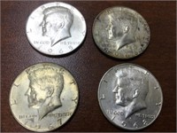 SILVER KENNEDY HALF DOLLAR 1965-1968