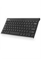 Arteck Bluetooth Keyboard, Stainless Steel